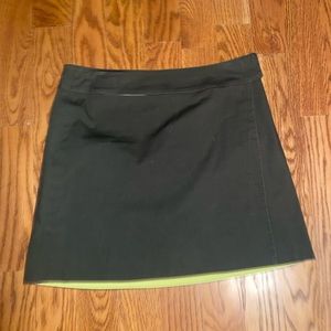 Limited wrap around skirt